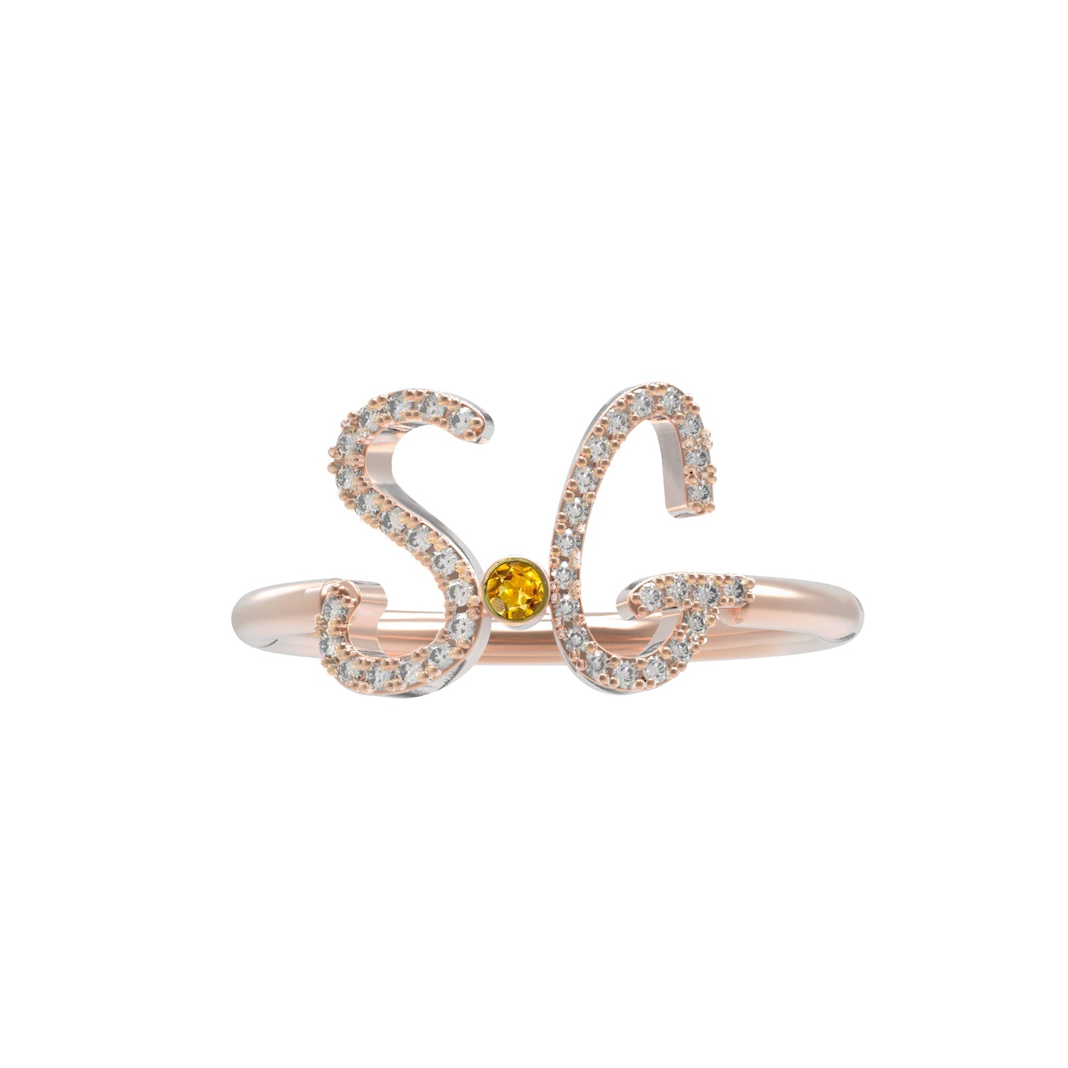 Letter Rings | Custom Ring, Shop Stylish Rings Here And Be More Beautiful