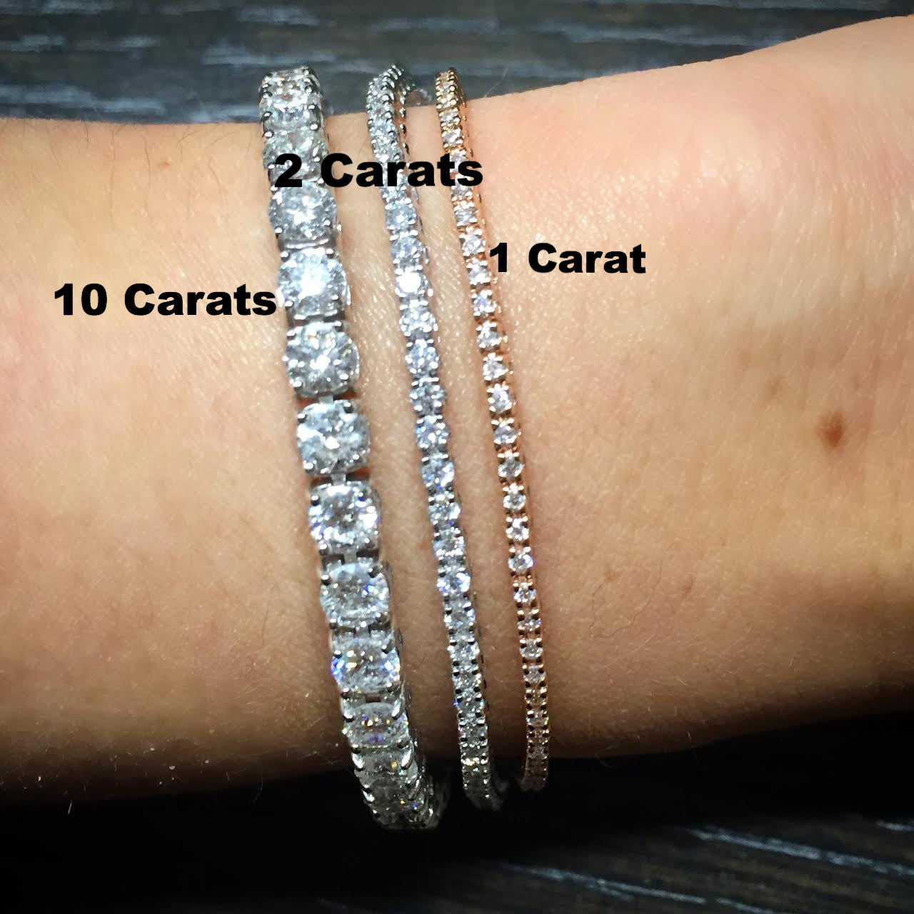 Diamond bracelet 1 carat Outlet