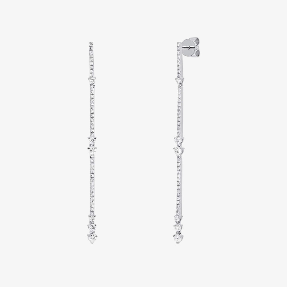 Diamond Strand Earrings